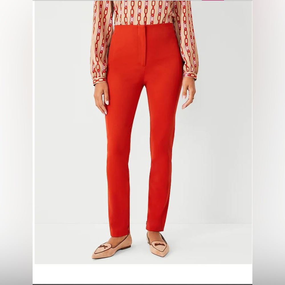 Anne Taylor, The Audrey Pants, Firecracker Orange